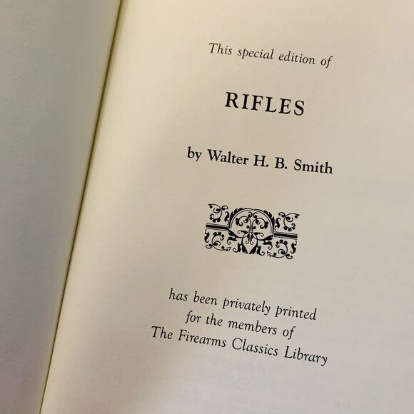 RIFLES by Walter H.B. Smith Vol II NRA Firearms Classics LEATHER 22K Gold Gilded - Picture 4 of 16